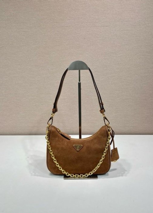 Suede a bag women's 9 cm