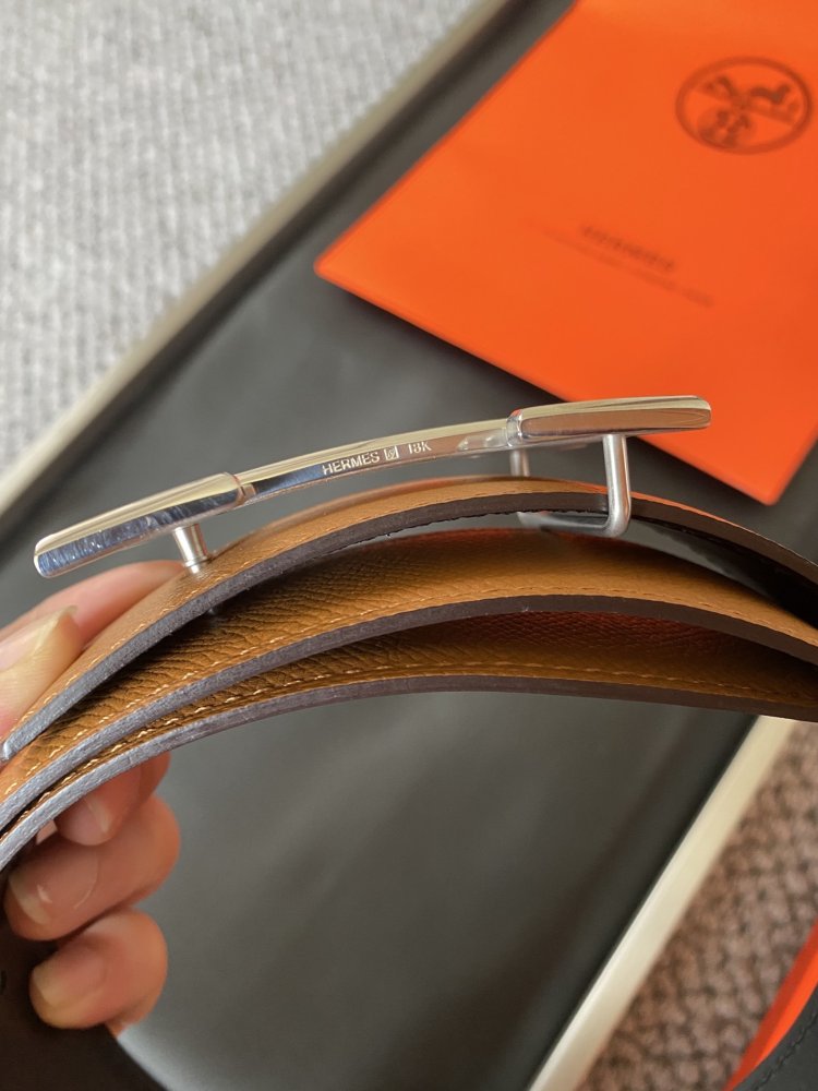 Belt leather 38 mm фото 4