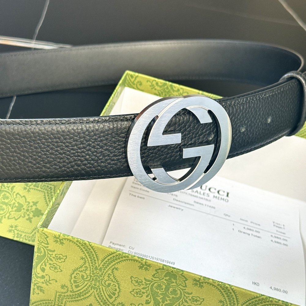 Ремень кожаный 38 мм фото 4