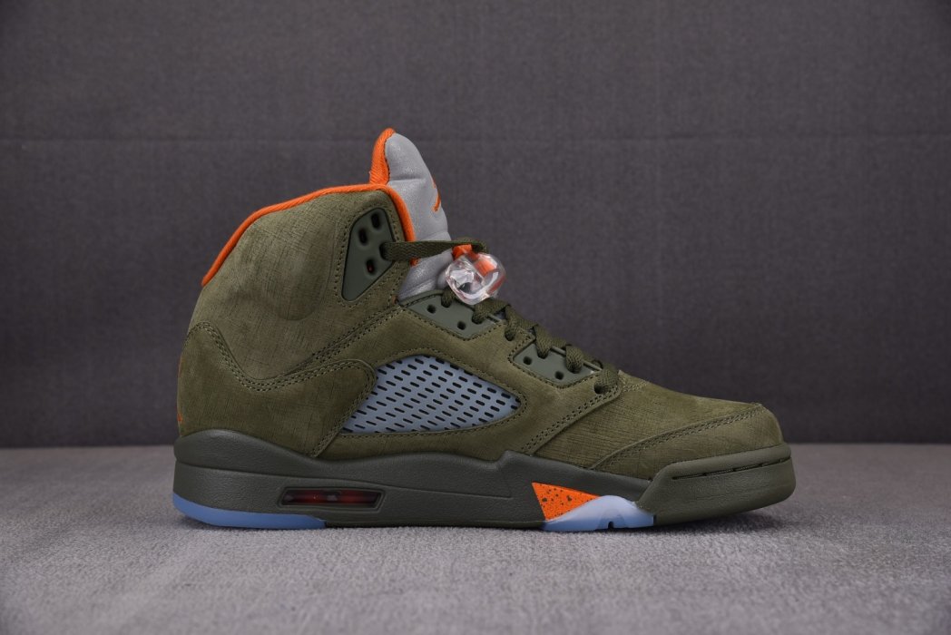 Кросівки Air Jordan 5 Retro Olive фото 2