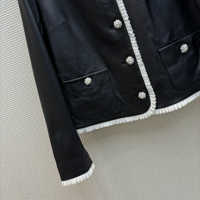 Jacket women's leather фото 6