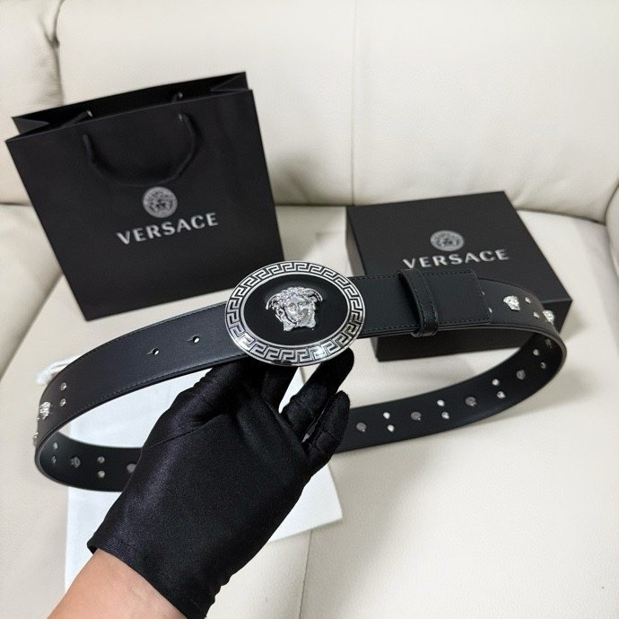 Belt leather 40 mm фото 3