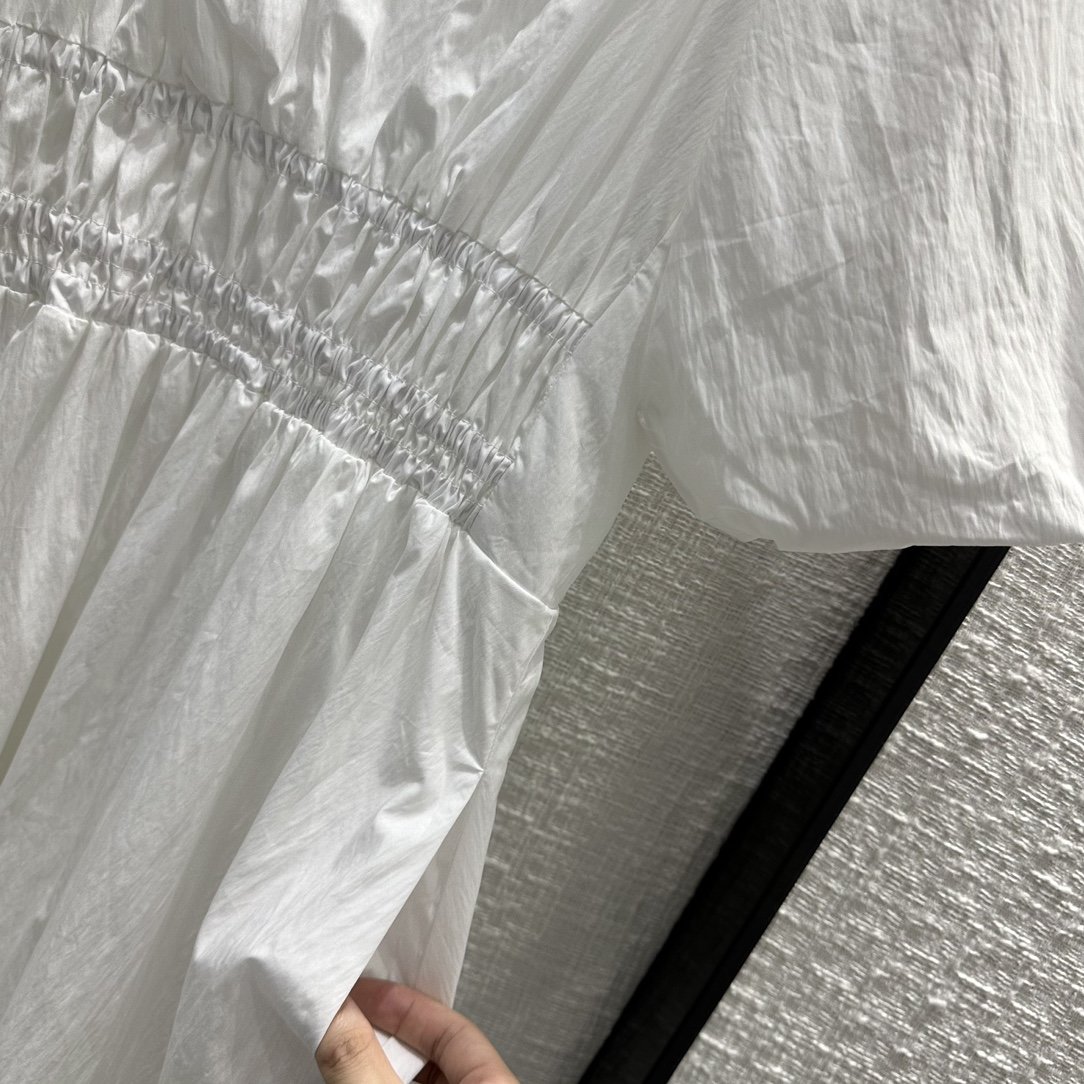 Плаття, Сукня з пишними рукавами, біле фото 5