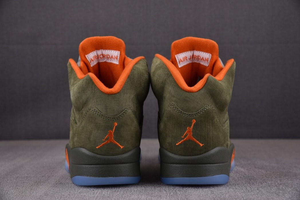 Кроссовки Air Jordan 5 Retro Olive фото 5