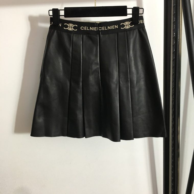 Skirt women's, natural leather фото 2