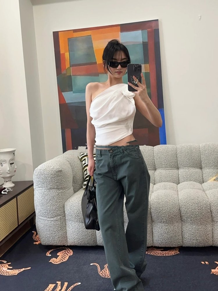 Лляної комбінезон фото 8