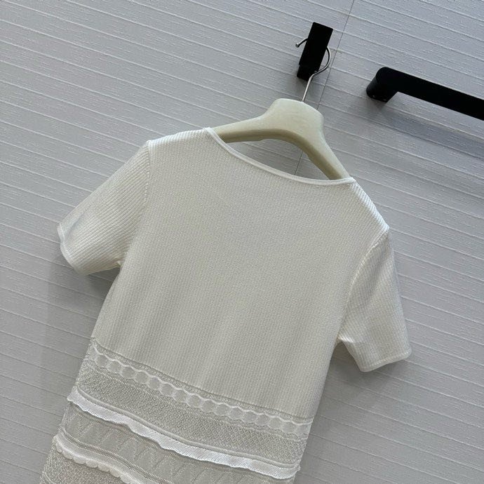 Ажурное трикотажное платье фото 2