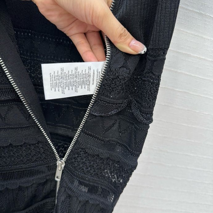 Ажурное трикотажное платье фото 6