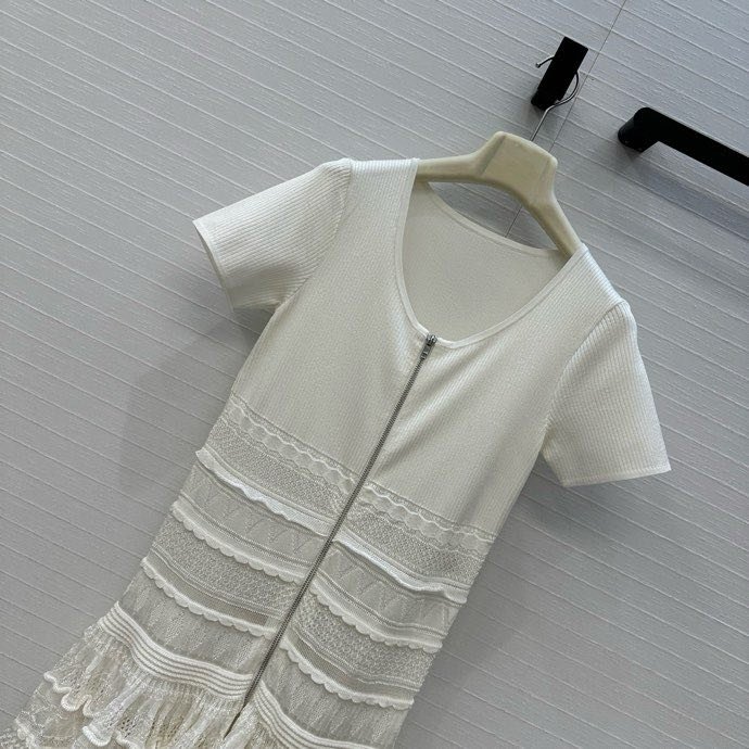 Ажурное трикотажное платье фото 6