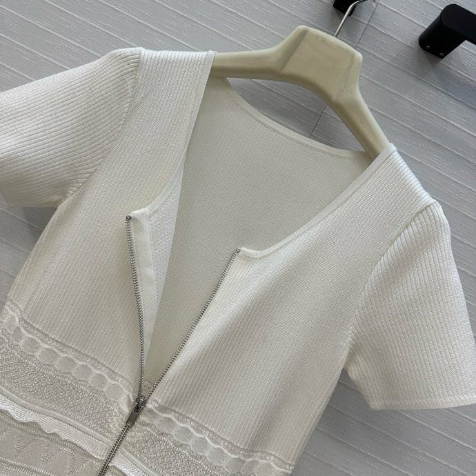 Ажурное трикотажное платье фото 8