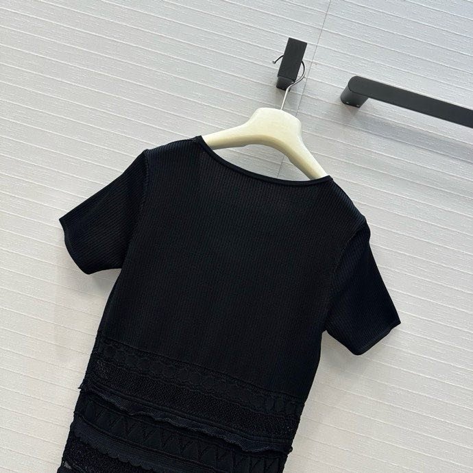 Ажурное трикотажное платье фото 9