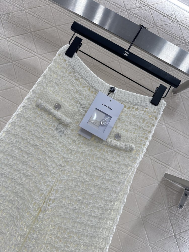 Ажурные брюки с широкими штанинами фото 4