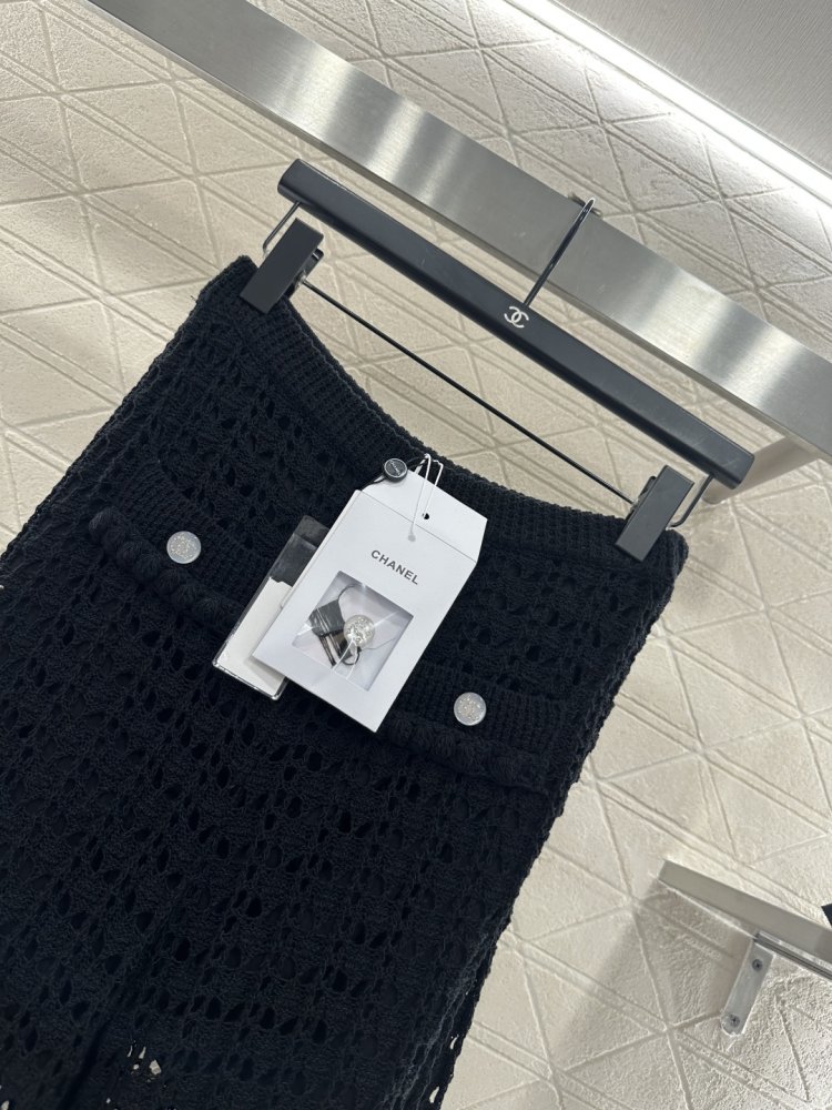 Ажурные брюки с широкими штанинами фото 4