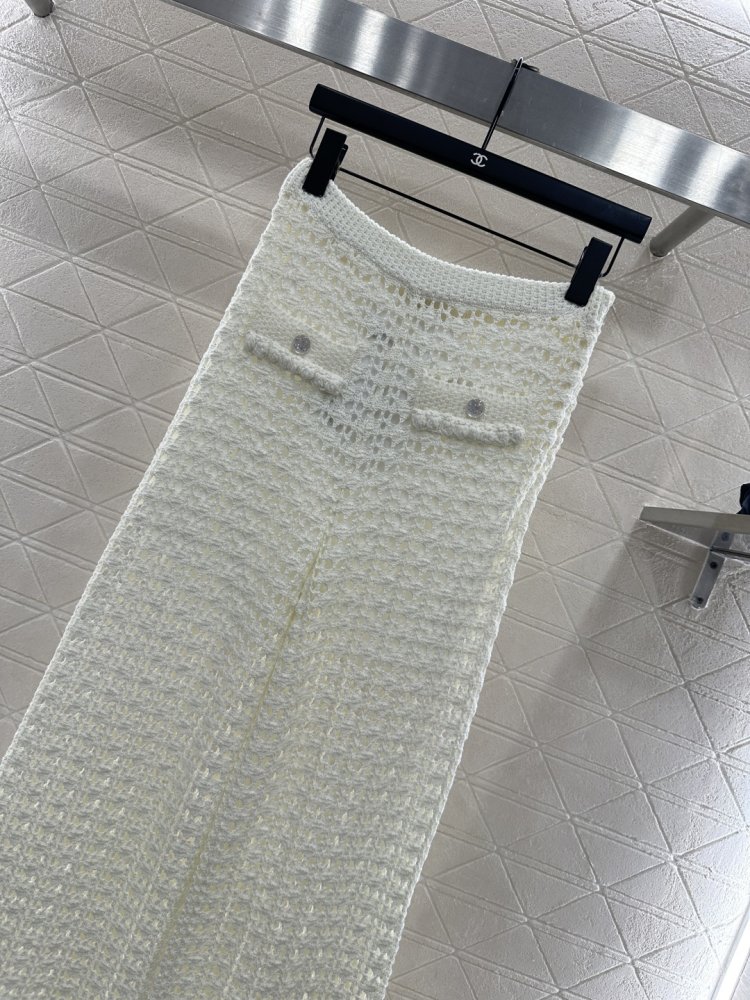 Ажурные брюки с широкими штанинами фото 5