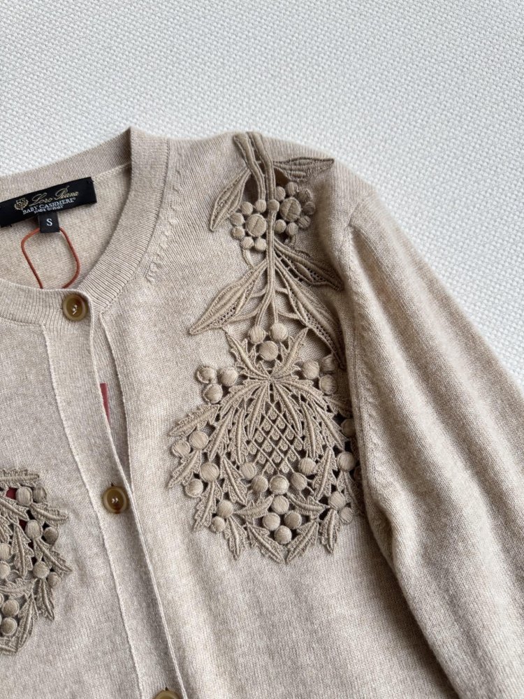 Ажурный кашемировый кардиган фото 4