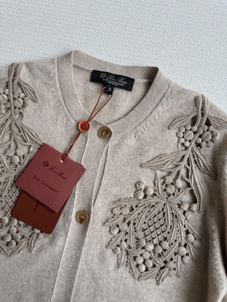 Ажурный кашемировый кардиган фото 5