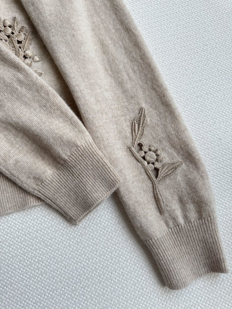 Ажурный кашемировый кардиган фото 7