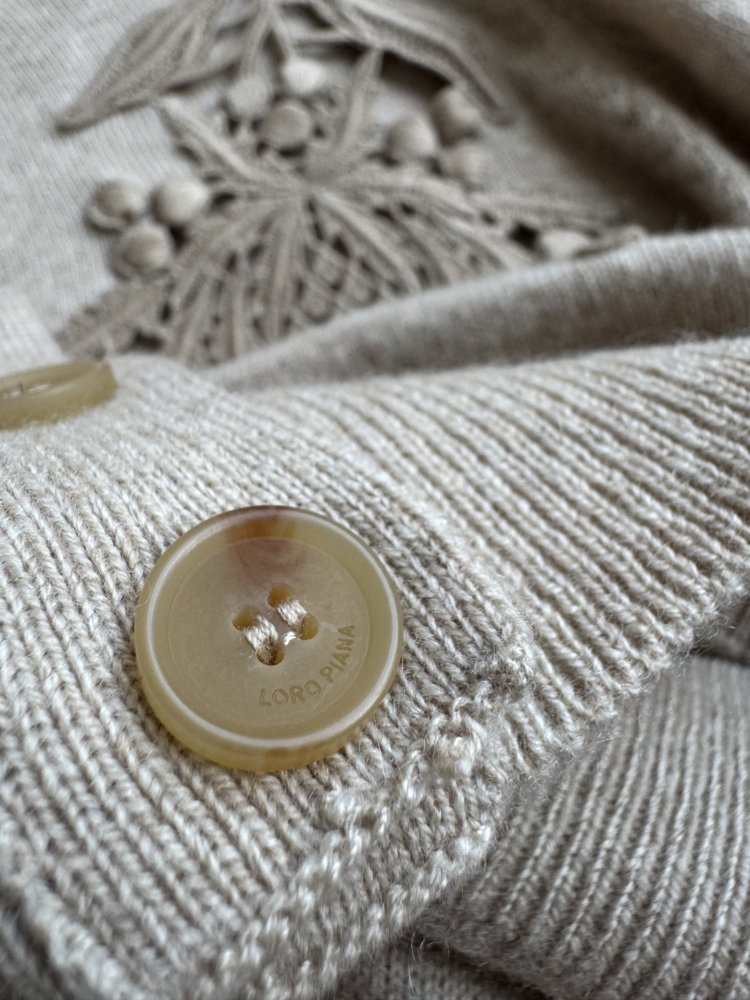 Ажурный кашемировый кардиган фото 8