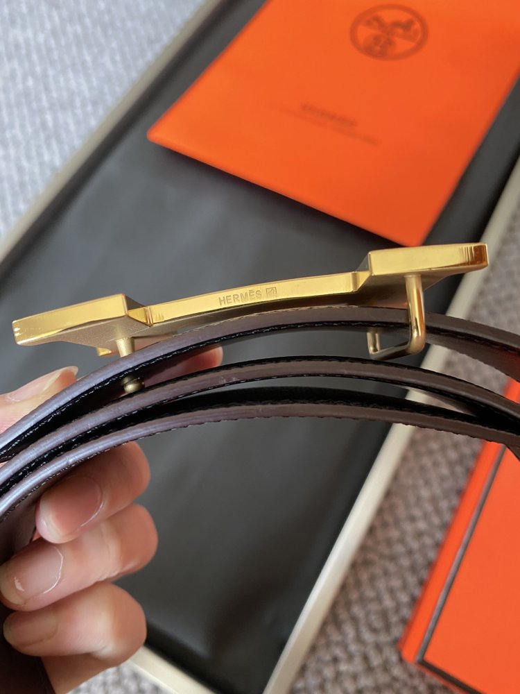 Belt leather 38 mm фото 3