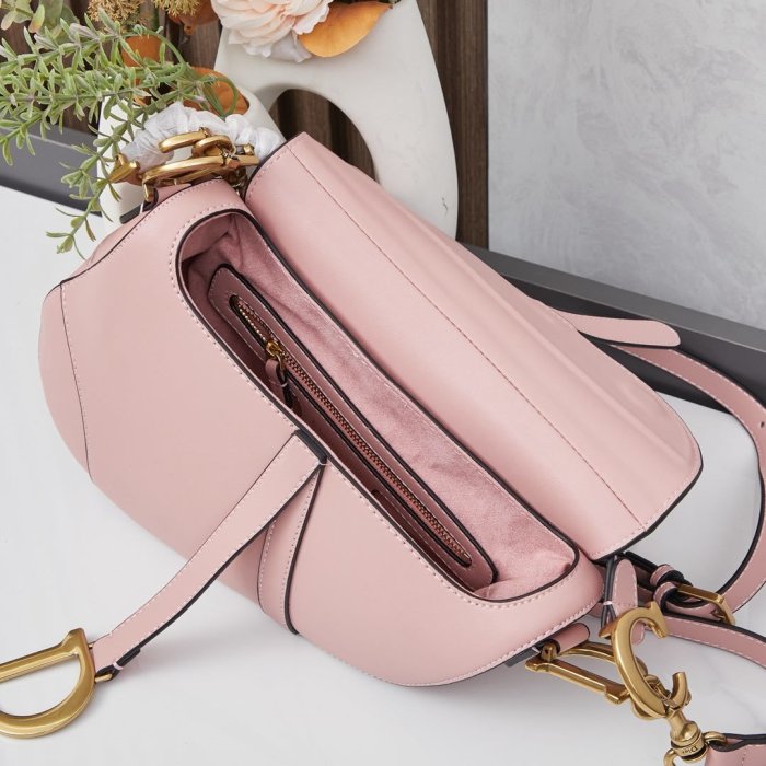 Сумка кожаная женская Dior Saddle 24 см фото 9