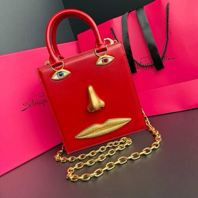 A bag leather women's 20 cm фото 3