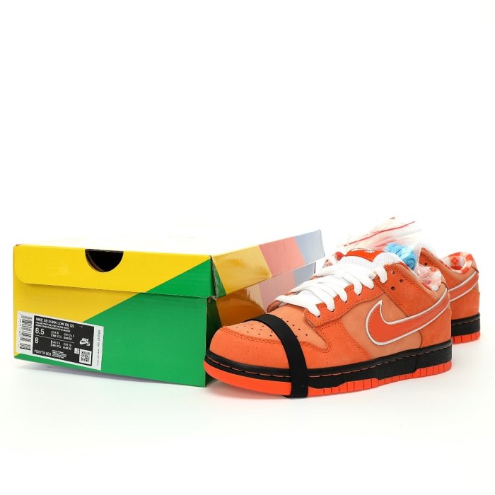 Sneakers ConcePts x Nike SB Dunk Low Orange Lobster фото 9