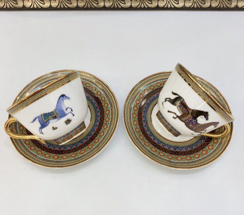 Coffee set on 2 person of bone porcelain Chavel d Orient Series фото 5