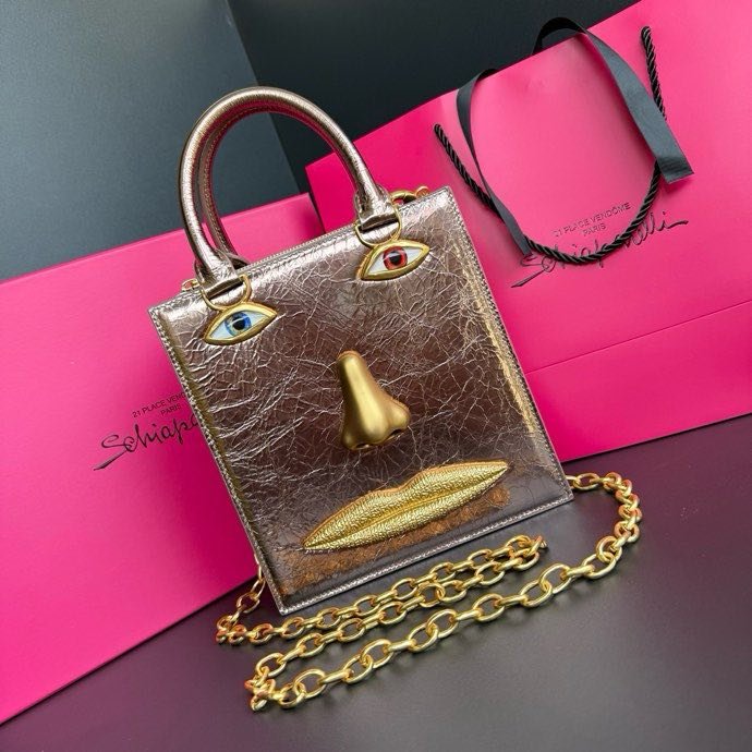 A bag leather women's 20 cm фото 7