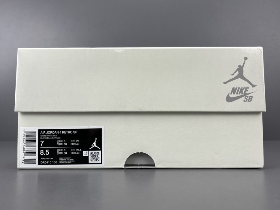 Кроссовки Nike SB x Jordan Air Jordan 4 Varsity Red фото 9