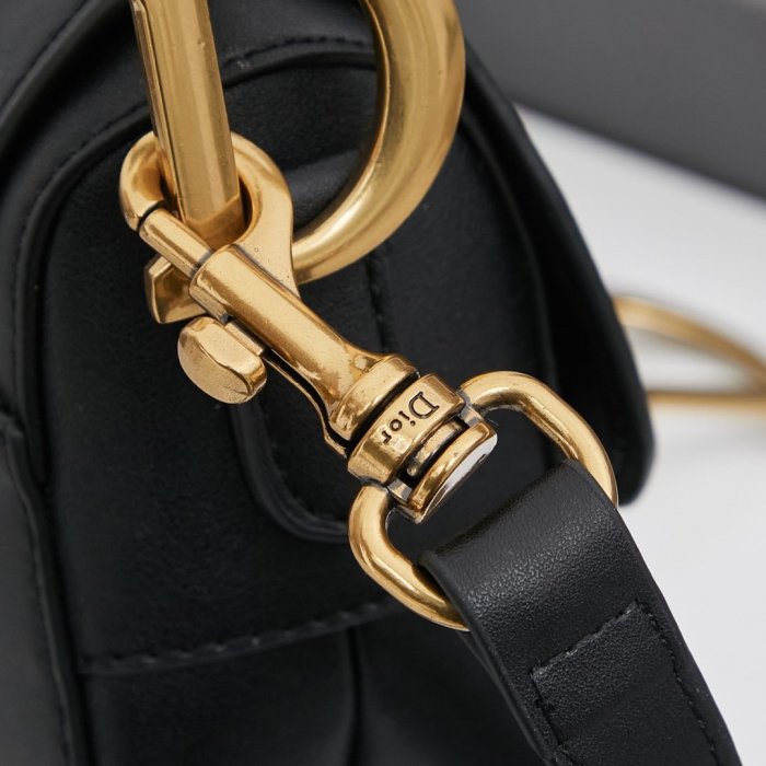 Сумка кожаная женская Dior Saddle 24 см фото 4