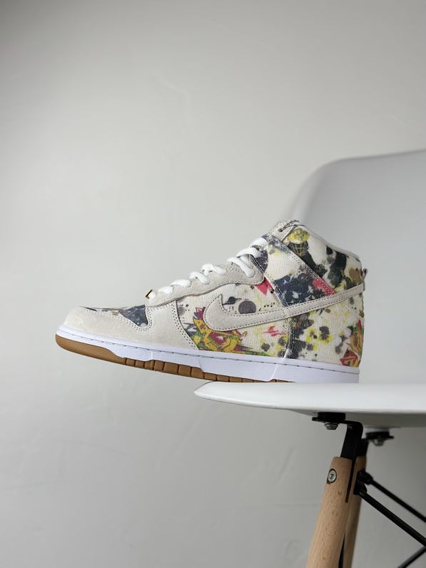 Кроссовки Supreme x NK Dunk SB High Rammellzee FD8779-100