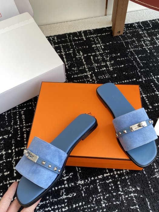 Шлепанцы женские Hermes Kelly фото 7