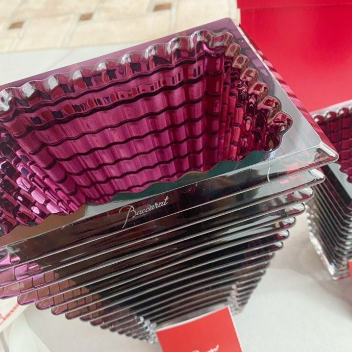 Ваза хрустальная для цветов Бакарат Baccarat Eye Collection 30 см и 20 см фото 6