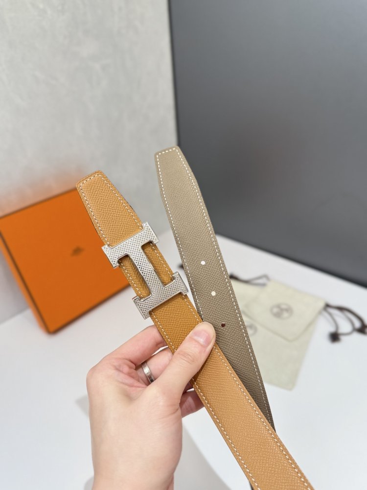 Ремень кожаный 32 мм фото 5