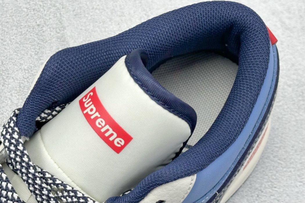 Кроссовки Air Jordan 1 Retro Low x Supreme фото 8