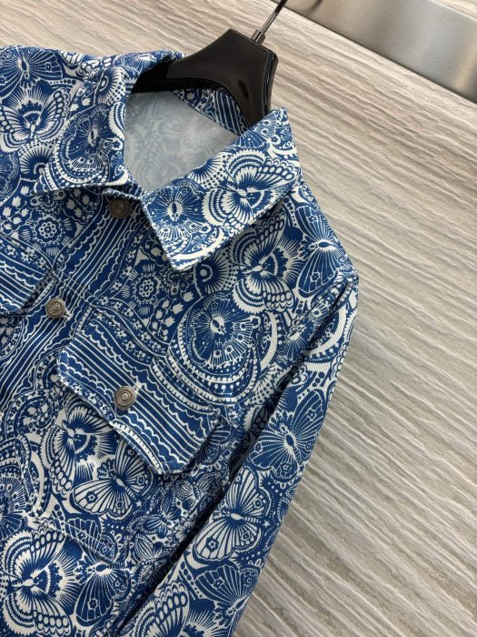 Jacket denim women's Butterfly Paisley фото 4