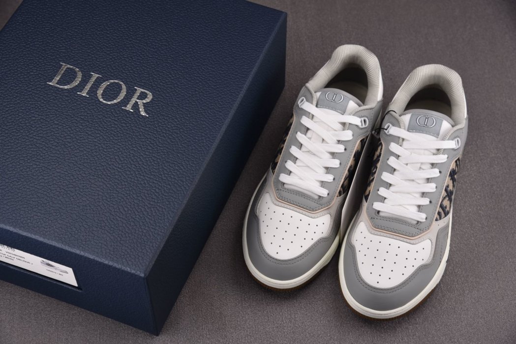 Кроссовки Dior B27 Low Gray White фото 7