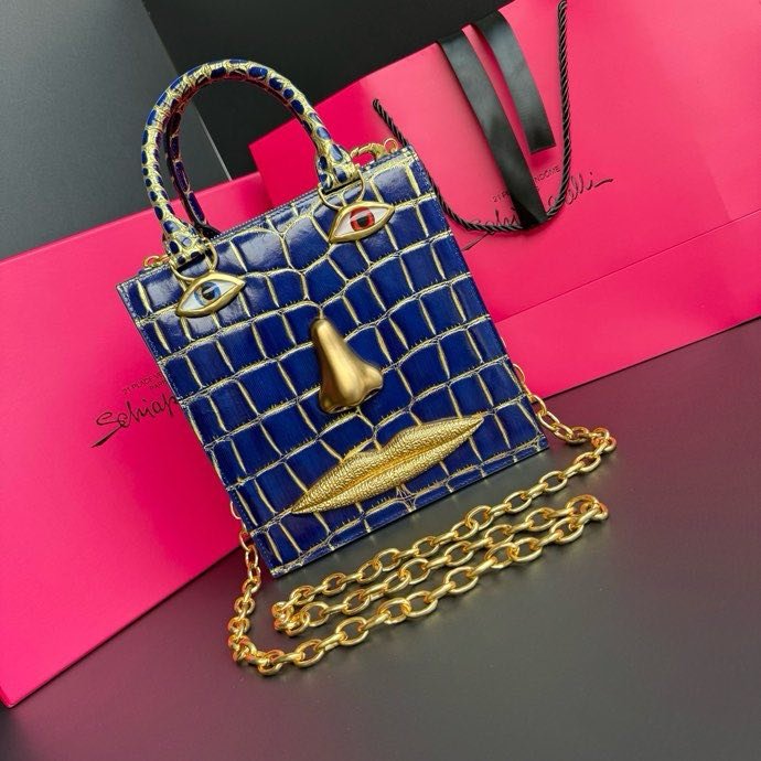 A bag leather women's 20 cm фото 2