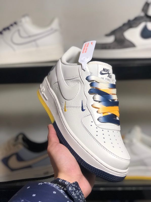 Кроссовки  Air Force 1 07 Low White Blue Limited