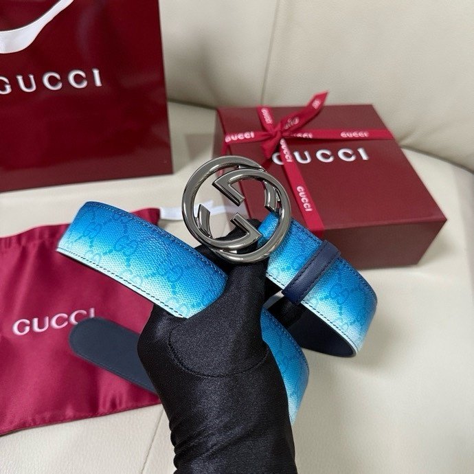 Belt leather 40 mm фото 2