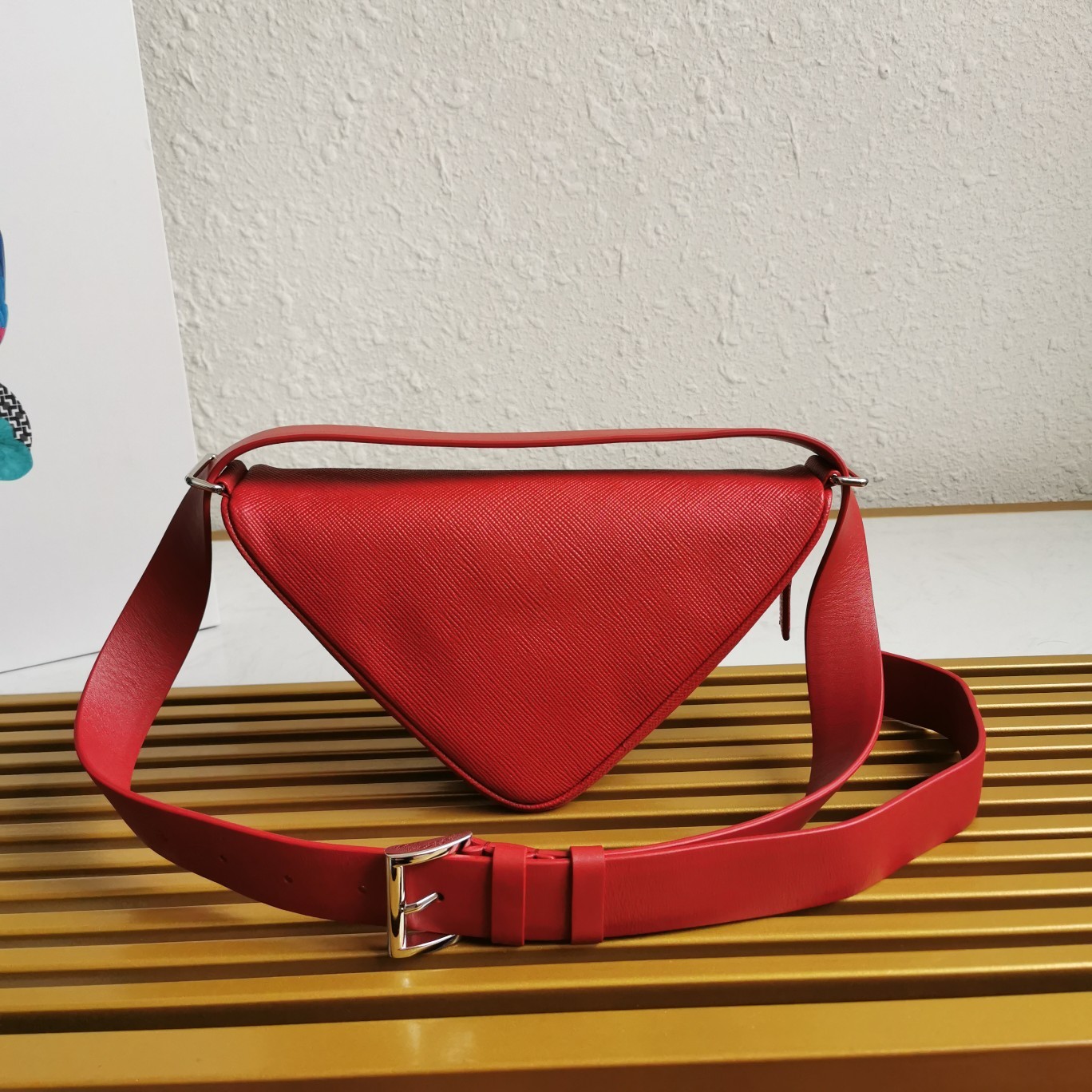 Triangular a bag on belt 25 cm фото 3