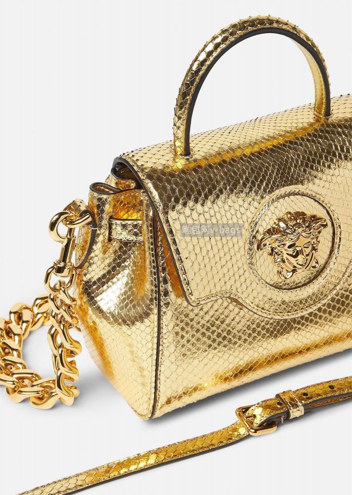 A bag women's gold La Medusa 20 cm фото 5