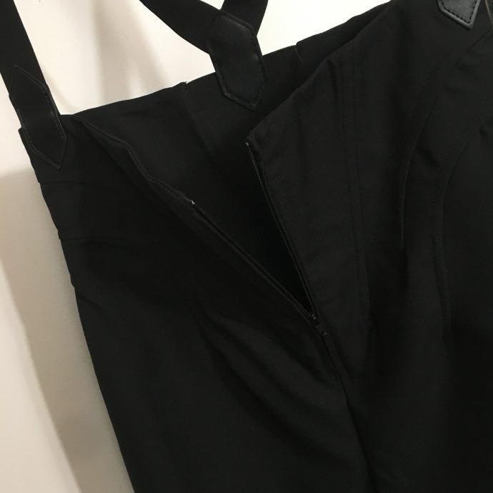 Брюки на подтяжках женские фото 6