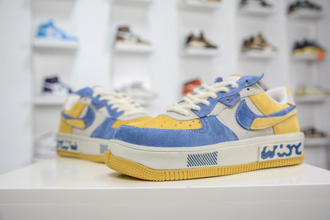 Sneakers Air Force 1 07 Beach blue фото 4