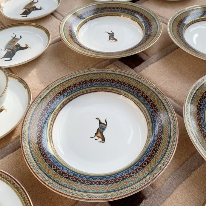 Set porcelain crockery of 58 items on 10 people фото 7