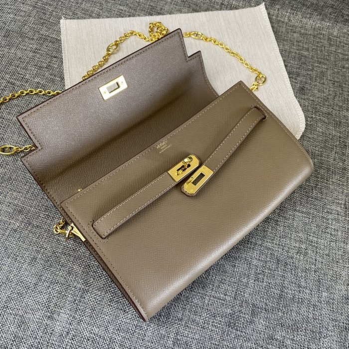 Сумка через плечо Kelly кожаная женская 22 см фото 5