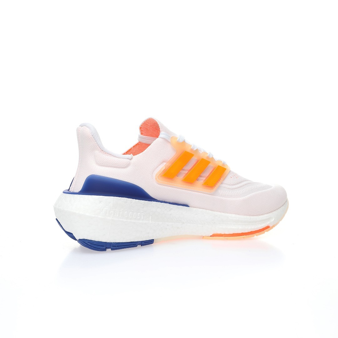 Кроссовки Ultraboost Light White/Orange/Blue HQ6352 фото 3