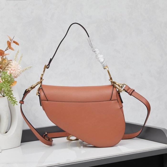 Сумка кожаная женская Dior Saddle 24 см фото 3
