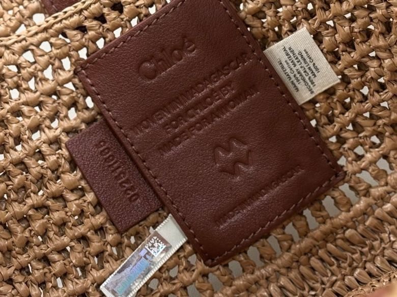 Плетені кругла сумка Chloe The Summer Banana 21 см фото 8