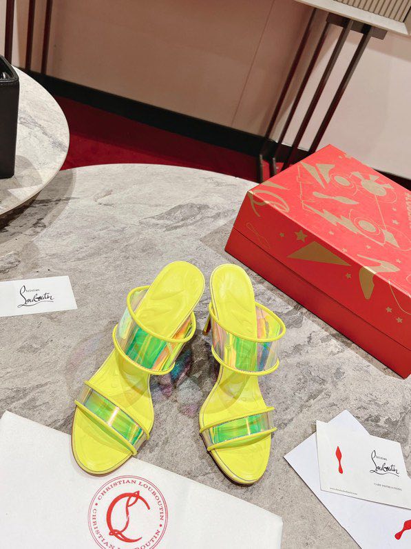 Sandals The Just Loubi yellow фото 3